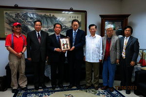 吴董事长赴台拜访多所台湾高校并就合作事宜展开洽谈