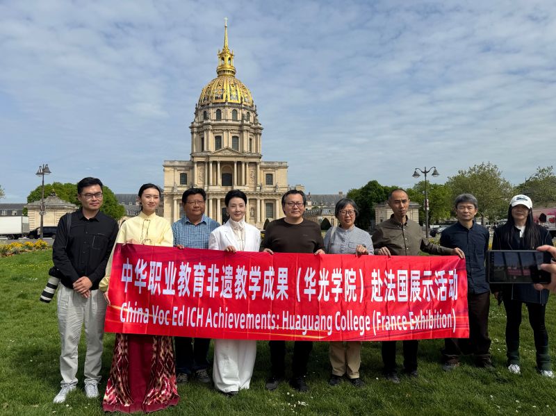 从校园到巴黎！我校非遗职教成果闪耀国际舞台