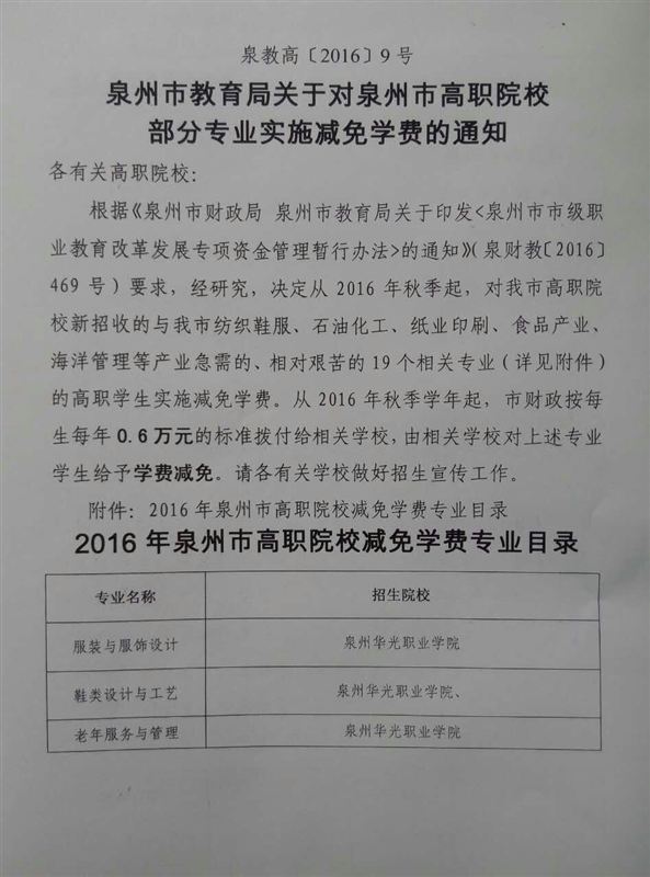 好消息!报考我院三专业可获学费减免